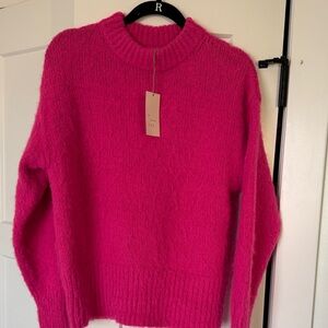 a new day Vibrant Pink Crew Neck Sweater